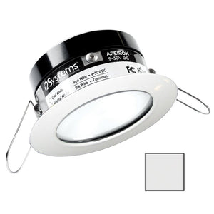 i2Systems Apeiron PRO A503 - 3W Spring Mount Light - Round - Cool White - White Finish - TRAPSKI