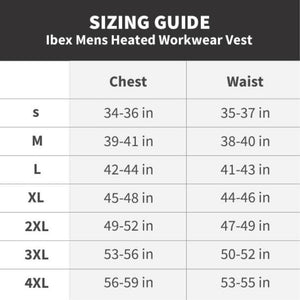 Ibex Men's Heated Workwear Vest