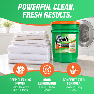 Ultra Fresh 3X Platinum 5 Gallon Laundry Detergent, Up to 640 Loads (2 Pack)