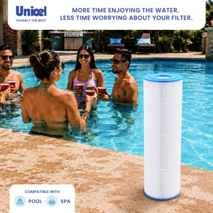 Unicel C-8418 Replacement 200 Sq Ft Swimming Pool Filter Cartridge, 200 Pleats