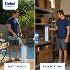 Unicel C-8418 Replacement 200 Sq Ft Swimming Pool Filter Cartridge, 200 Pleats