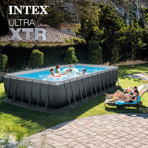 Intex 26363EH 24' x 12' x 52" Rectangular Ultra XTR Frame Swimming Pool w/ Pump