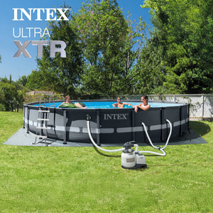 INTEX 26333EH 20' x 48" Round Ultra XTR Frame Swimming Pool Set w/ Robot Vacuum