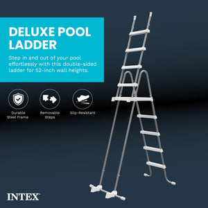 Intex - 52 Inch Pool Ladder with Removable Steps