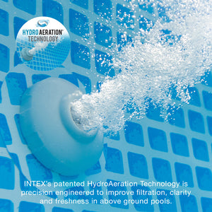 Intex 28635EG 1500 GPH Easy Set Above Ground Swimming Pool Pump Filter System