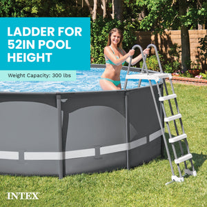 Intex - 52 Inch Pool Ladder with Removable Steps