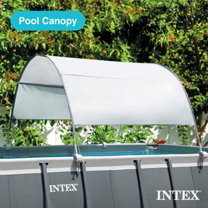 Intex 18Ft x 52In Ultra XTR Rectangular Frame Swimming Pool Kit w/Pump & Canopy
