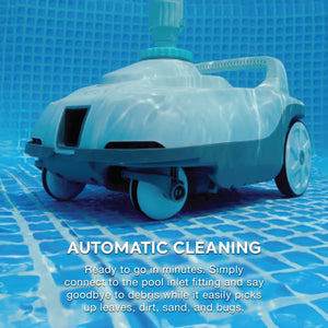 Intex ZX100 Automatic Pressure Side Swimming Pool Cleaner w/Hose & Converter