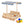 Kids Wooden Sandbox with Canopy and Bench Seats