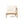 Brooklyn 3-Pieces Patio Conversation Set, Teak+Beige