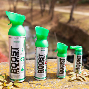 Boost Oxygen Natural Portable 10 Liter Pure Oxygen Variety Canister (16 Pack)