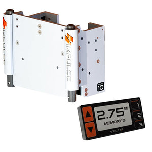 IMPULSE XL 10" Set Back Electric Jack Plate w/Smart Control - White Cerakote - TRAPSKI