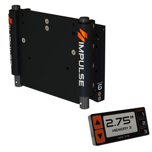 IMPULSE XL 6" Set Back Electric Jack Plate w/Smart Control - Black Anodized - TRAPSKI