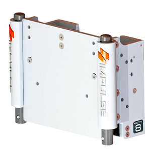 IMPULSE XL 8" Set Back Electric Jack Plate w/Standard Control - White Cerakote - TRAPSKI