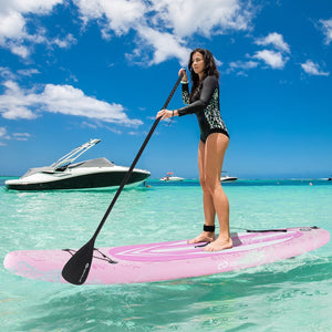 Inflatable Stand up Paddle Board iSUP Board Accessories with 3 Fins and Backpack