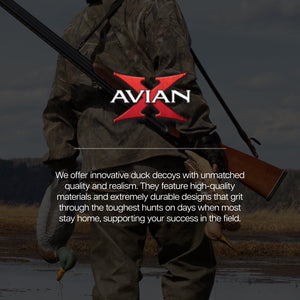 Avian X Topflight Green-Winged Teal Duck, Floating Decoys, Set of 6, Multicolor