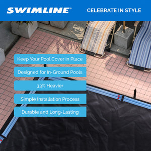 Swimline 1x10 Ft Winterizing Closing Double Water Tube for Inground Pool Covers
