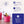Homz Plastic 18 Gallon Utility Bucket Tub Container with Handles, Pink (6 Pack)