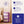 Homz Plastic 3 Drawer Medium Storage Container Tower, Purple Frame (2 Pack)