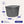 Homz 10 Gallon Heavy Duty Plastic Storage Container, Titanium Silver (4 Pack)