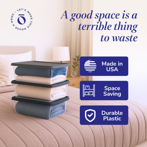 Homz Snaplock 6 Quart Clear Organizer Storage Container Bin with Lid (10 Pack)