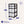 Homz Plastic 4 Drawer Medium Home Storage Container, Clear Drawers & Black Frame