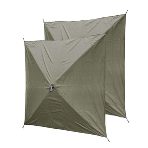 Quick-Set Screen Tent Wind & Sun Panels, Accessory Only, Green (OpenBox)(2 Pack)