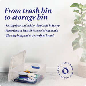 Homz 24" Seasonal Holiday Christmas Plastic Wreath Storage Box, Black (Set of 3)