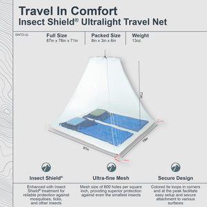 Insect Shield® Ultralight Double Travel Net - TRAPSKI
