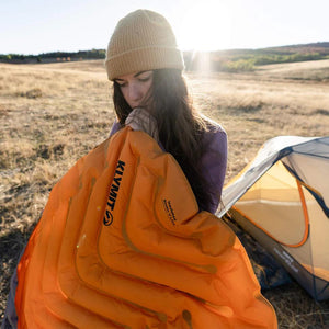Insulated Static V Lite Sleeping Pad - Mango Orange - TRAPSKI