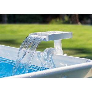 Intex 28090E Above Ground Swimming Pool 3 Colored LED Relaxing Waterfall Cascade - TRAPSKI