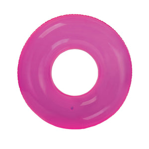 Intex Colorful Transparent Inflatable Swimming Pool Tube Raft (6-Pack) | 59260EP