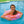 Intex Colorful Transparent Inflatable Swimming Pool Beach Tube Raft (24 Pack)