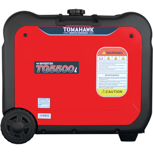 5500 Watt Inverter Generator Super Quiet Portable Gas Power Professional Use