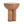 Iris Outdoor Patio Three-Legged Wood-Grain Side Table