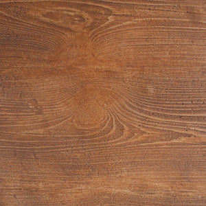 Iris Outdoor Patio Three-Legged Wood-Grain Side Table