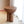 Iris Outdoor Patio Three-Legged Wood-Grain Side Table