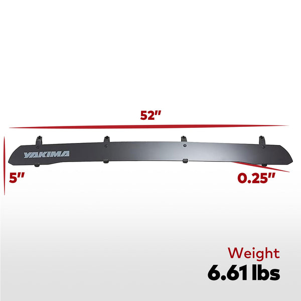 Yakima WindShield 52 Inch Roof Rack Wind Fairing, Compatible w/StreamLine Towers