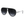 Ivy Luxe - Black Tangle-Free Round Aviator Sunglasses - TRAPSKI