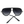 Ivy Luxe - Black Tangle-Free Round Aviator Sunglasses - TRAPSKI