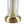 Clarity Glass Cylinder Table Lamp Set of 2 with Gold Accents - Glass/Gold