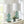 Ellipse Curved Glass Table Lamp Set of 2 with Curved Blue Glass Base - Blue