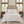 Off-White Tufted Cotton Chenille Palm Comforter Set with Palm Leaf Design - Full/Queen