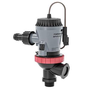 Johnson Pump Aqua O2 Twin Port 800 GPH Aerator Pump - Flex Mount - 12V - TRAPSKI