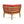 Grenada 5 Seater Acacia Wood Sectional Armless Sofa Set, Teak + Red