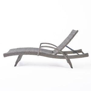 Crete Wicker Chaise Lounge