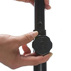 JumpSport 220 Fitness Rebounder Mini Trampoline & Handle Bar Accessory, Black