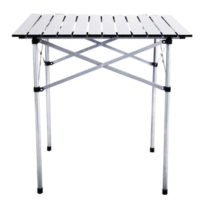 Roll Up Portable folding Camping Aluminum Picnic Table