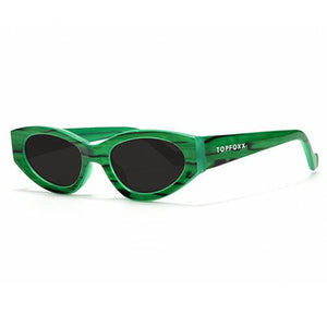 Kat x Money Moves - Green Cateye Sunglasses - TRAPSKI