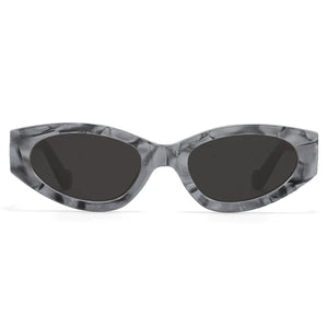 Kat x Money Moves - Grey Cateye Sunglasses - TRAPSKI